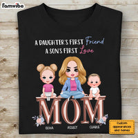 Personalized Mom Daughter Son T Shirt MR221 30O58 thumb 1