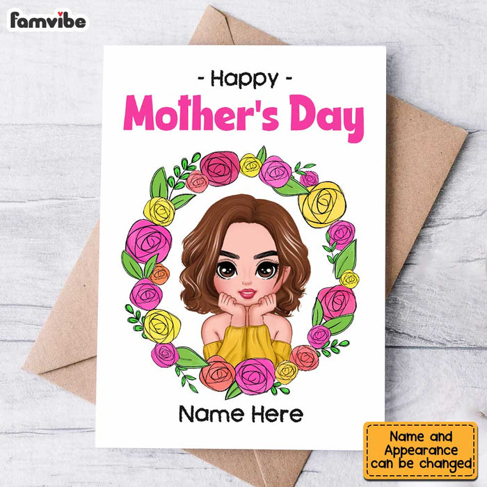 Personalized Mother's Day Mom Grandma Card MR221 23O47 1