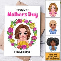 Personalized Mother's Day Mom Grandma Card MR221 23O47 thumb 1