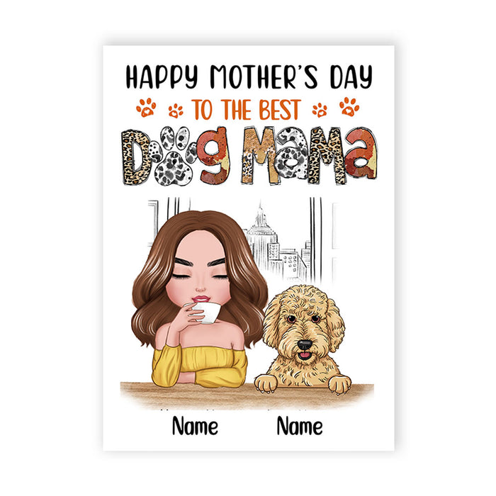 Personalized Mother's Day Dog Mom Card MR222 23O28 1