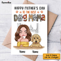 Personalized Mother's Day Dog Mom Card MR222 23O28 thumb 1