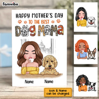 Personalized Mother's Day Dog Mom Card MR222 23O28 thumb 1