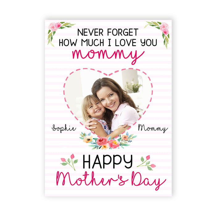 Personalized Mom Grandma Mother's Day Photo Card MR221 95O53 1