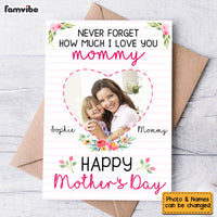 Personalized Mom Grandma Mother's Day Photo Card MR221 95O53 thumb 1