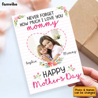 Personalized Mom Grandma Mother's Day Photo Card MR221 95O53 thumb 1