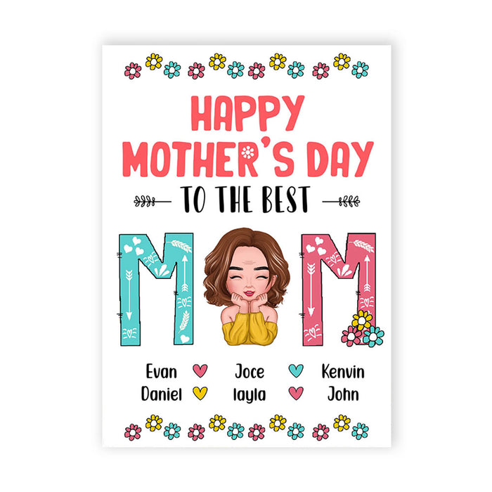 Personalized Mom Grandma Mother's Day Card MR233 95O28 1