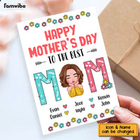 Personalized Mom Grandma Mother's Day Card MR233 95O28 thumb 1