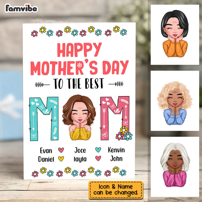 Personalized Mom Grandma Mother's Day Card MR233 95O28 1