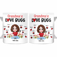 Personalized Mom Grandma Love Bugs Mug MR31 95O34 thumb 1