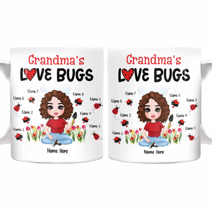 Personalized Mom Grandma Love Bugs Mug MR31 95O34 1