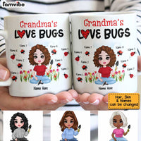 Personalized Mom Grandma Love Bugs Mug MR31 95O34 thumb 1