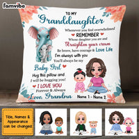 Personalized Mom Grandma Granddaughter Daughter Pillow MR293 30O47 thumb 1