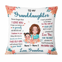 Personalized Mom Grandma Granddaughter Daughter Pillow AP42 30O47 thumb 1