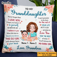 Personalized Mom Grandma Granddaughter Daughter Pillow AP42 30O47 thumb 1