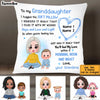 Personalized Mom Grandma to Son Grandson Daughter Granddaughter Hug This Pillow MR291 95O34 thumb 1