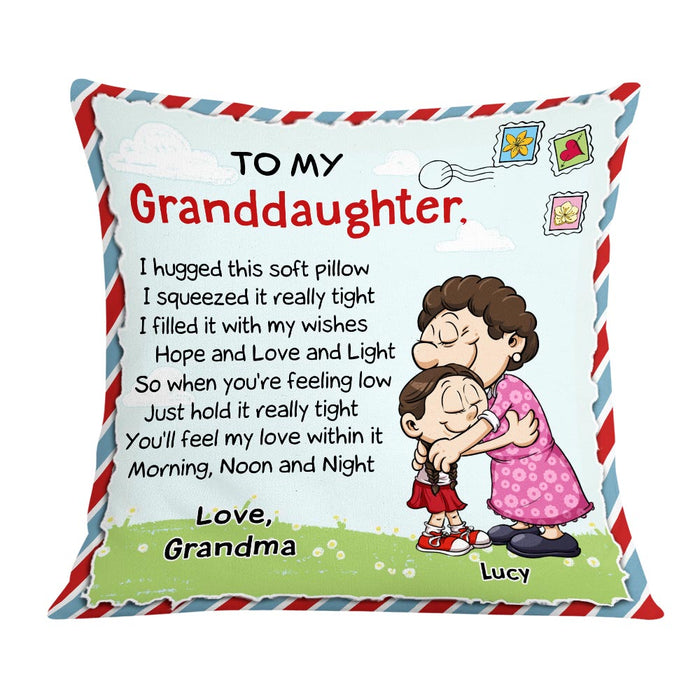 Personalized Granddaughter Pillow MR312 85O58 1