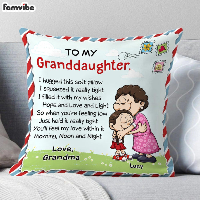 Personalized Granddaughter Pillow MR312 85O58 1
