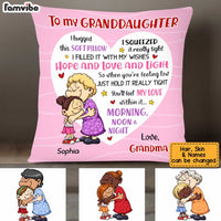 Personalized Grandson Granddaughter Pillow MR314 85O34 thumb 1