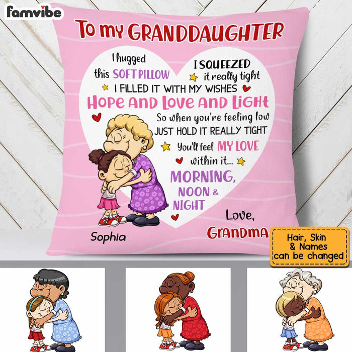 Personalized Grandson Granddaughter Pillow MR314 85O34 1