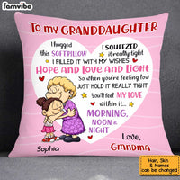 Personalized Grandson Granddaughter Pillow MR314 85O34 thumb 1
