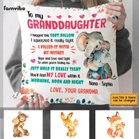 Personalized Elephant Mom Grandma To Daughter Granddaughter Son Grandson Pillow AP11 95O28 thumb 1