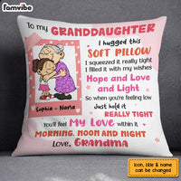 Personalized Granddaughter Hug This Pillow AP12 95O28 thumb 1