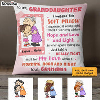 Personalized Granddaughter Hug This Pillow AP12 95O28 thumb 1