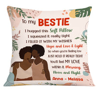 Personalized BWA Abstract Sister Friend Hug This Pillow AP41 95O28 thumb 1