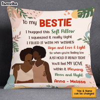 Personalized BWA Abstract Sister Friend Hug This Pillow AP41 95O28 thumb 1