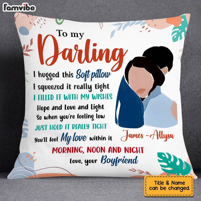 Personalized Abstract Couple Hug This Pillow AP42 95O28 1