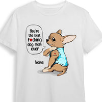 Personalized Dog Mom T Shirt AP45 95O28 thumb 1