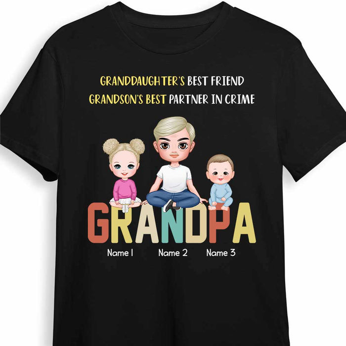 Personalized Dad Grandpa T Shirt AP41 30O34 1