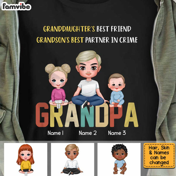 Personalized Dad Grandpa T Shirt AP41 30O34 1