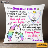 Personalized Granddaughter Drawing Hug This Pillow AP51 28O53 thumb 1