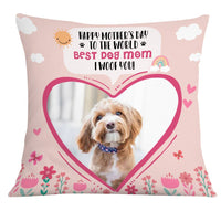 Personalized Dog Mom Photo Pillow AP43 30O28 thumb 1