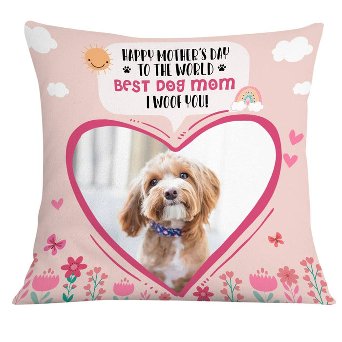 Personalized Dog Mom Photo Pillow AP43 30O28 1