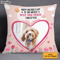 Personalized Dog Mom Photo Pillow AP43 30O28 thumb 1
