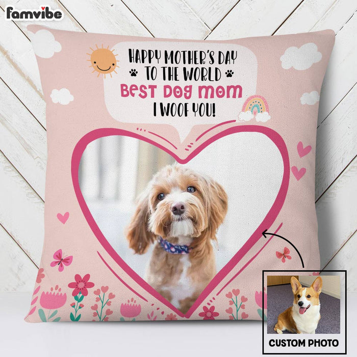 Personalized Dog Mom Photo Pillow AP43 30O28 1