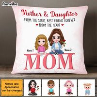 Personalized Mother's Day Mom And Daughter Pillow AP41 23O47 thumb 1