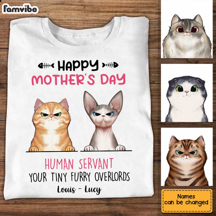 Personalized Cat Mom Mother's Day T Shirt AP48 30O34 1