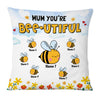 Personalized Mother's Day Mom Bee Pillow AP42 23O28 1