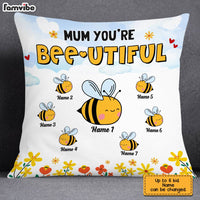 Personalized Mother's Day Mom Bee Pillow AP42 23O28 thumb 1