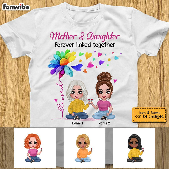 Personalized Mom Daughter  T Shirt AP47 30O28 1