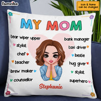 Personalized Mom Grandma Pillow AP45 30O53 thumb 1