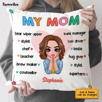 Personalized Mom Grandma Pillow AP45 30O53 thumb 1