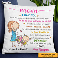 Personalized Mother's Day Mom Grandma Pillow AP43 23O47 thumb 1