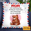 Personalized Mother's Day Mom Grandma Bear Pillow AP44 23O34 1
