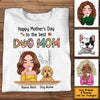 Personalized Dog Mom Mother's Day T Shirt AP48 85O34 1