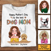 Personalized Dog Mom Mother's Day T Shirt AP48 85O34 thumb 1