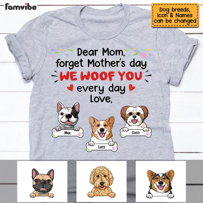 Personalized Dog Mom Mother's Day T Shirt AP410 85O53 1
